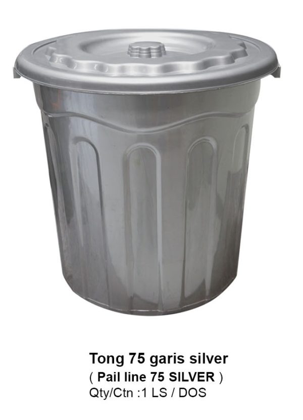 Tong 75 garis silver