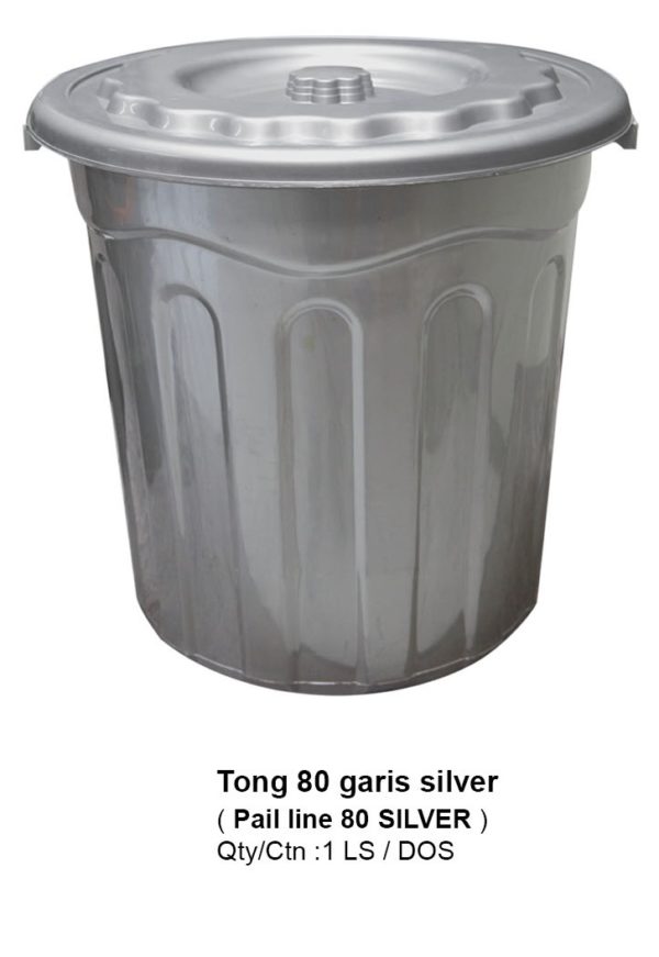 Tong 80 garis silver